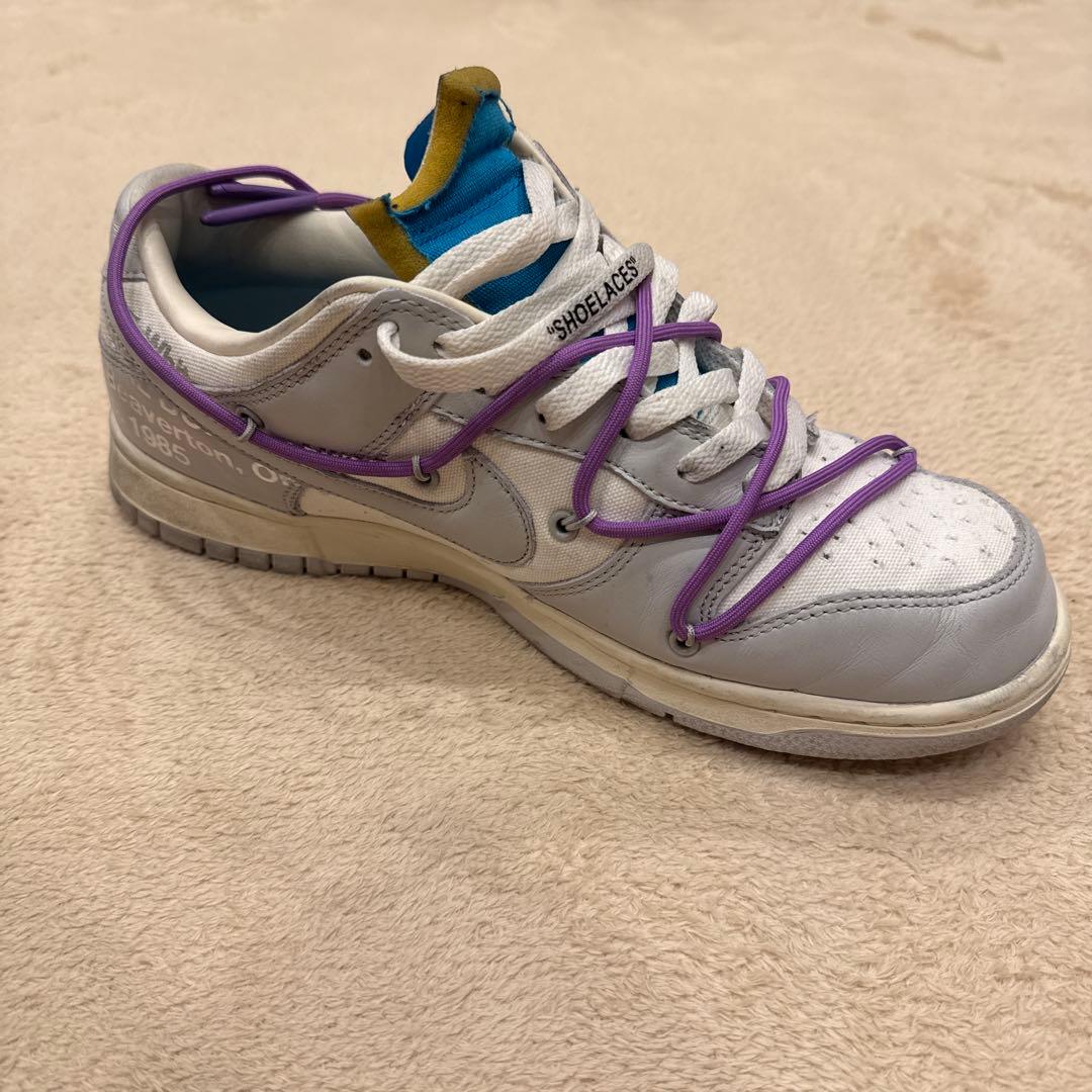 【ナイキNIKE ×オフホワイトOFF WHITE 】DUNK LOW