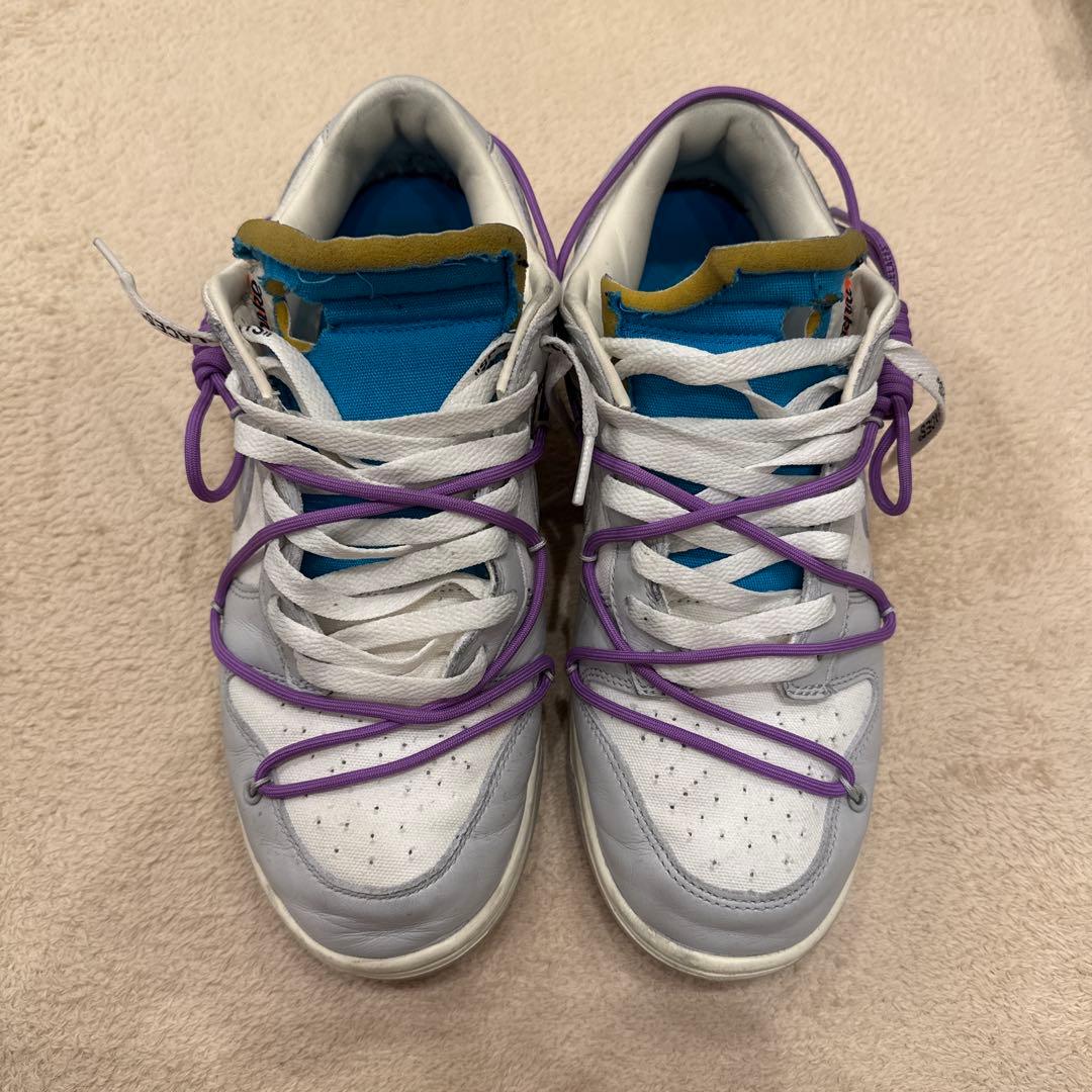 【ナイキNIKE ×オフホワイトOFF WHITE 】DUNK LOW