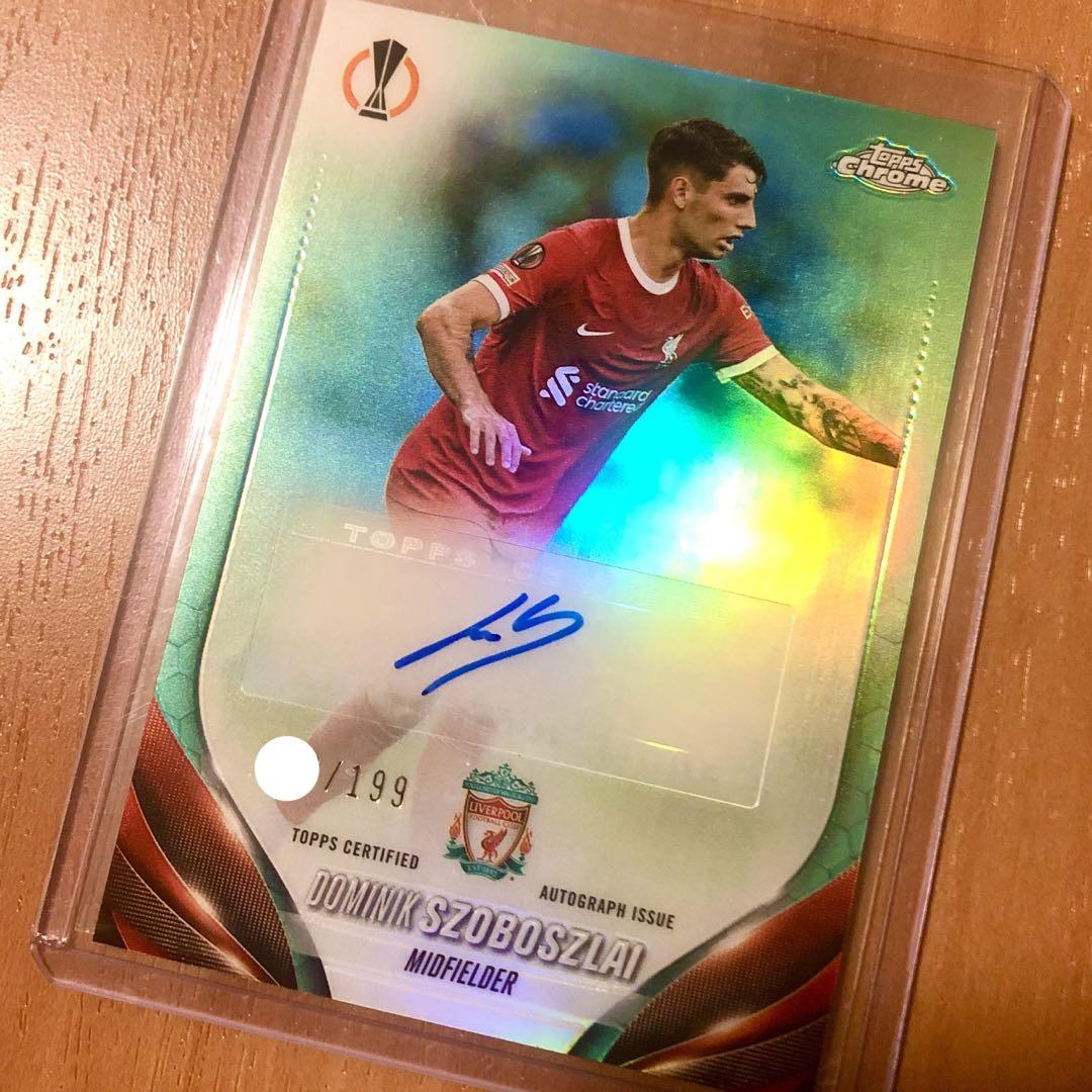 ドミニク・ソボスライ】2023-24 Topps Chrome 直筆サイン - メルカリ