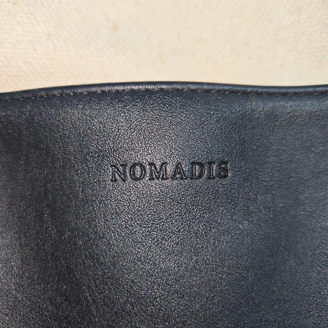 NOMADIS ドローストリングハンドバッグ ブラック/ベージュ新