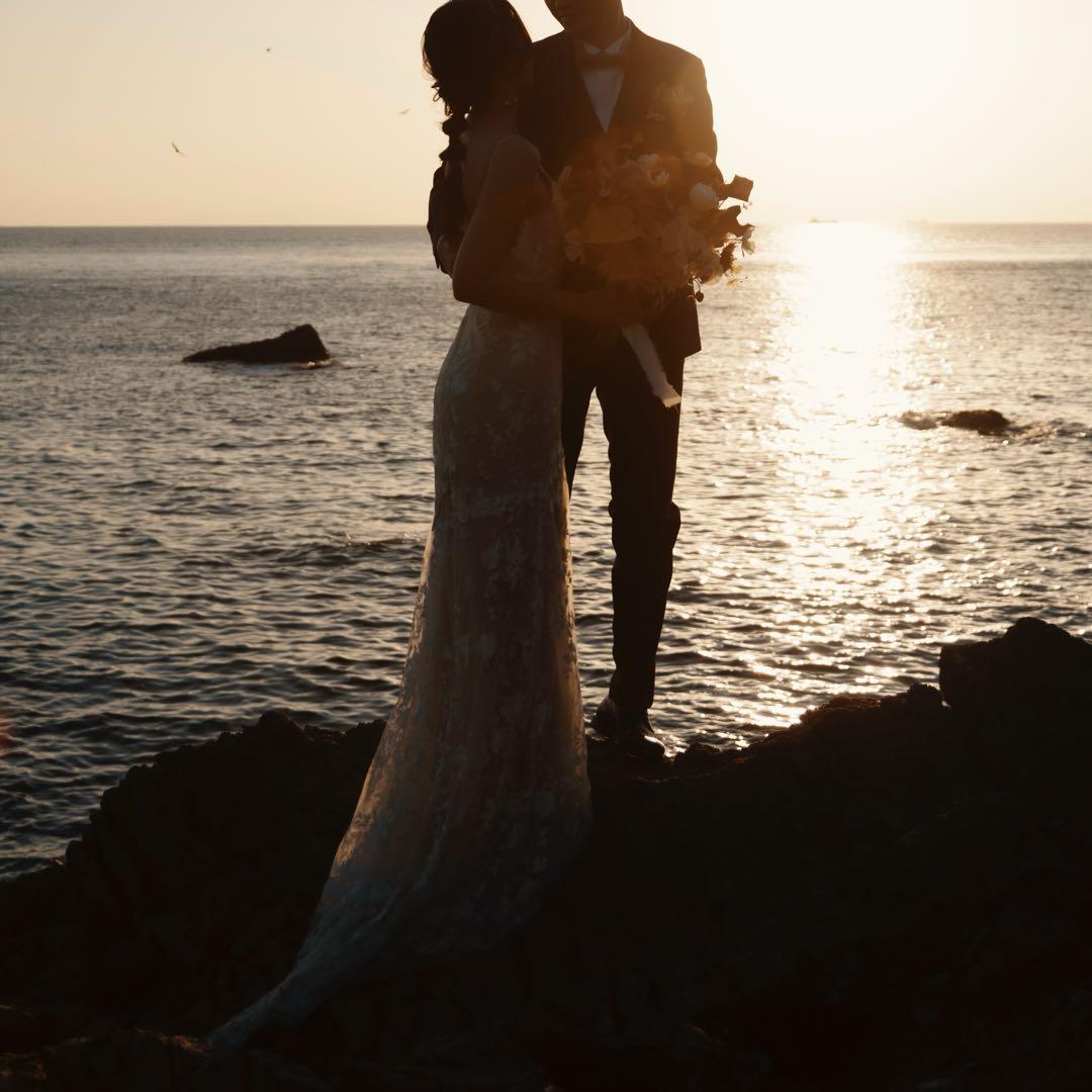 【お値下げしました】総レースマーメードキャミソールドレス　前撮り・結婚式・二次会