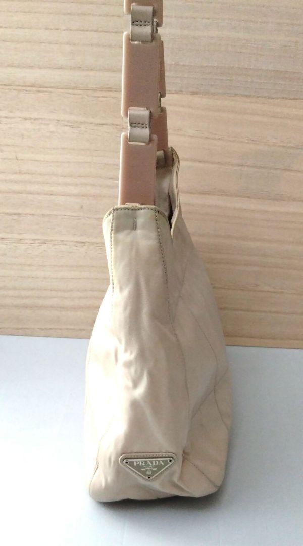 PRADA　プラダ 　ナイロン プラスチックチェーン ワンショルダー トート