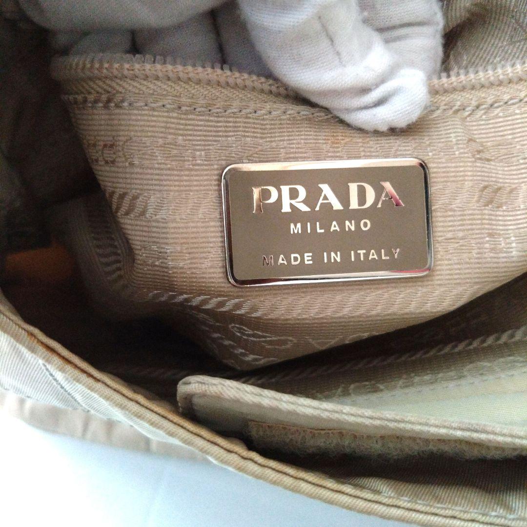 PRADA　プラダ 　ナイロン プラスチックチェーン ワンショルダー トート