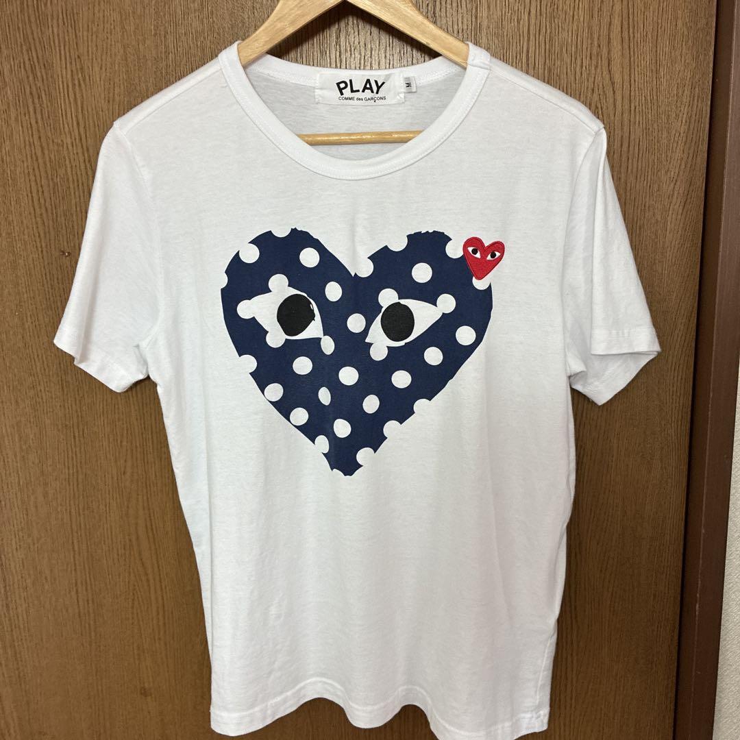 PLAY COMME des GARÇONS ハートドット Tシャツ M - メルカリ