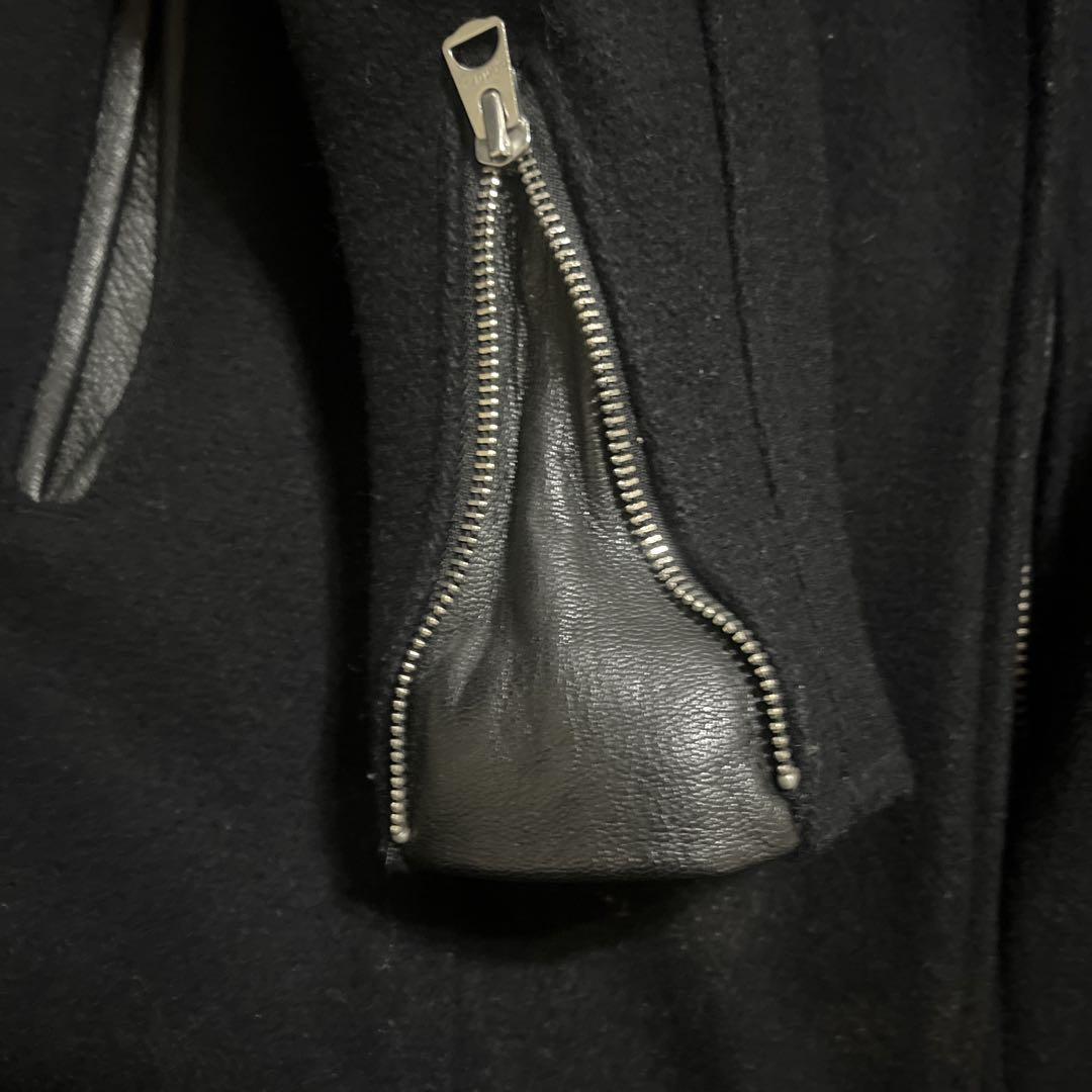 Schott ウールピーコート 36 黒