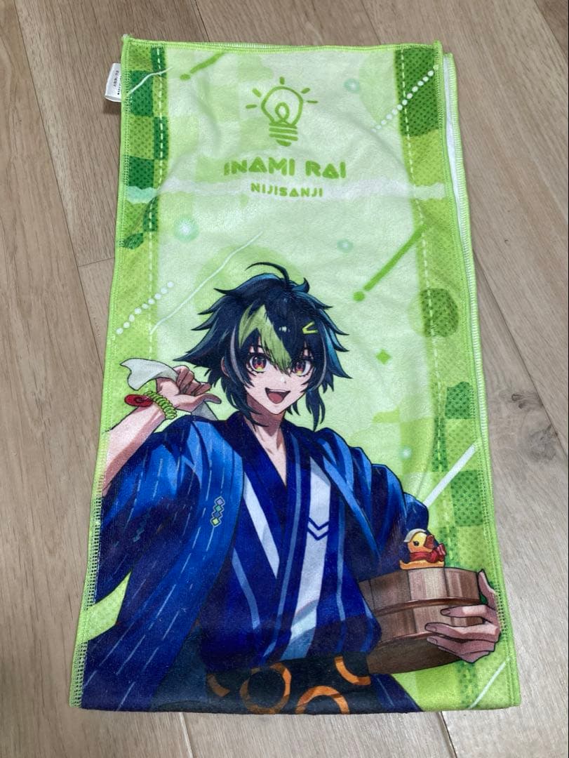 にじさんじ 極楽湯コラボ 伊波ライ マフラータオル - メルカリ