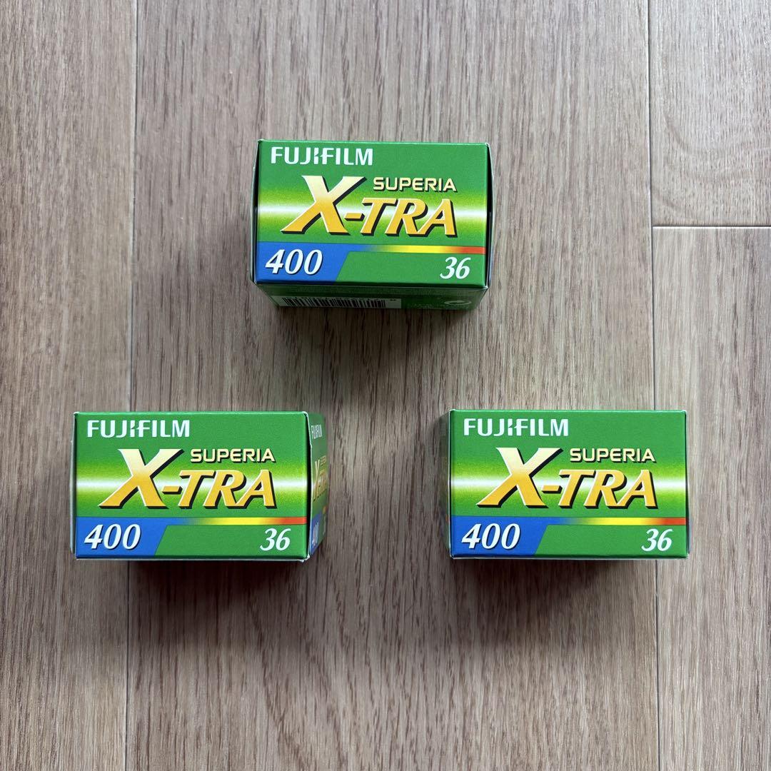 FUJIFILM SUPERIA X-TRA 400 36枚撮り３本セット