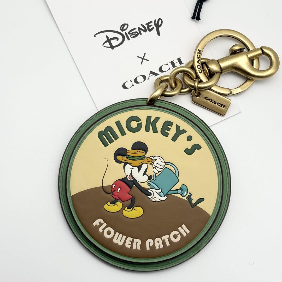 DISNEY X COACH】バッグ チャーム☆キーホルダー☆ミッキー