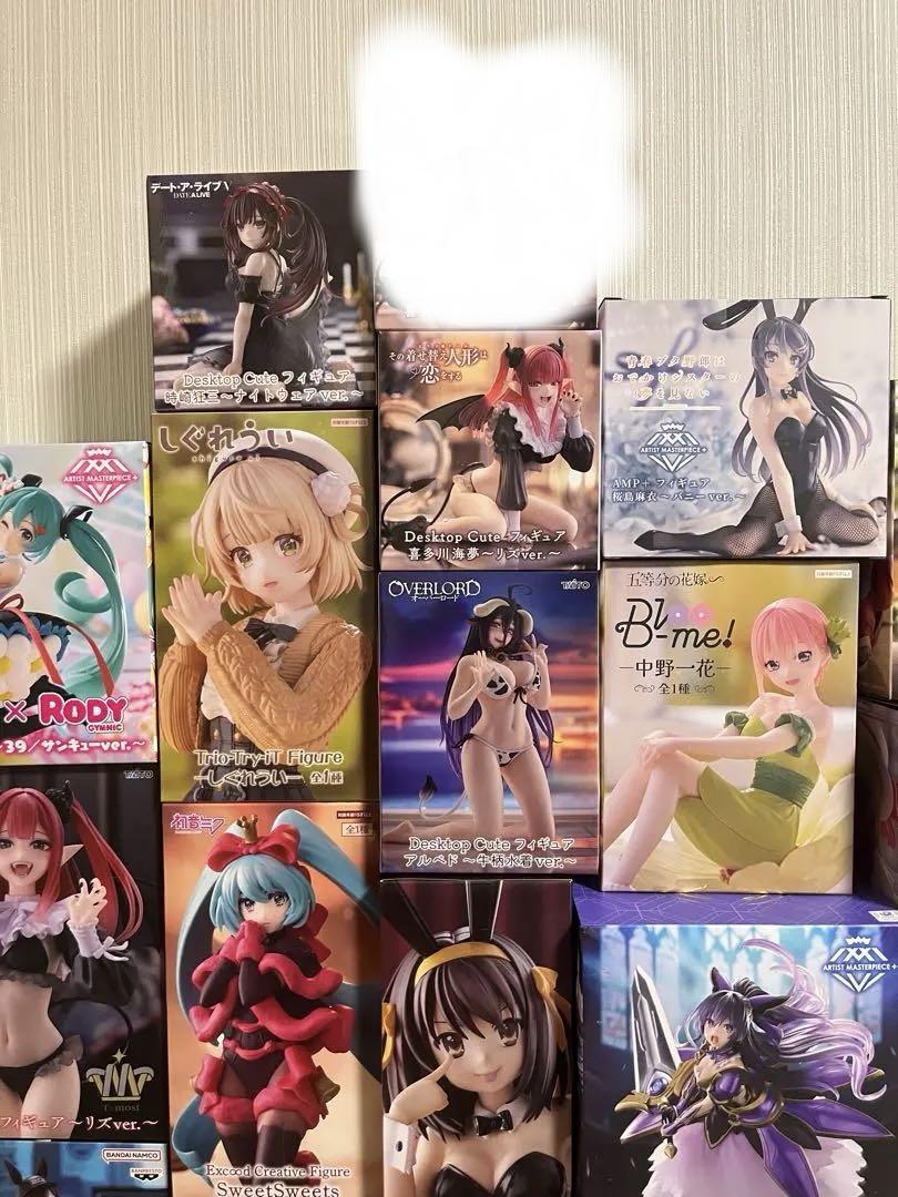 美少女　フィギュア　まとめ売り　最新　人気　プライズ　海夢　リズ　ミク　AMP 美少女フィギュア プライズ まとめ売り 喜多川海夢 リズ 黒江雫
