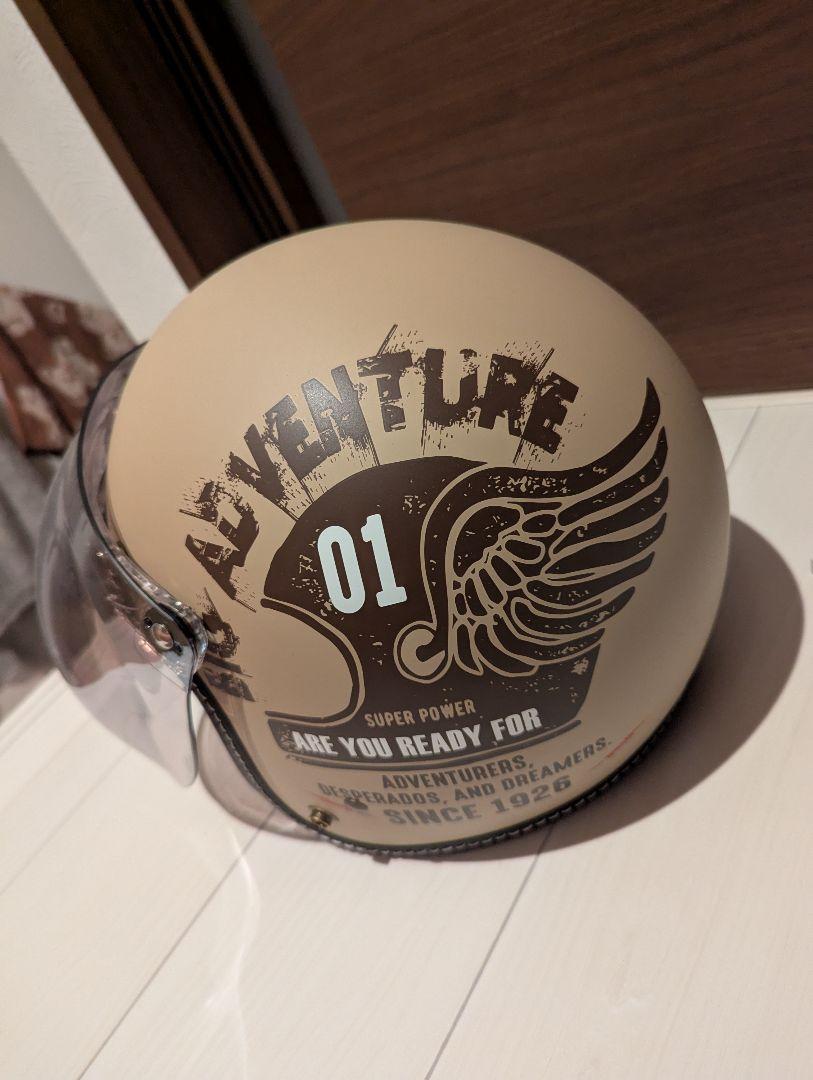 FEATHERフェザー ヘルメット バイク用 Mサイズ 工藤 FEATHERフェザー ヘルメット バイク用 Mサイズ