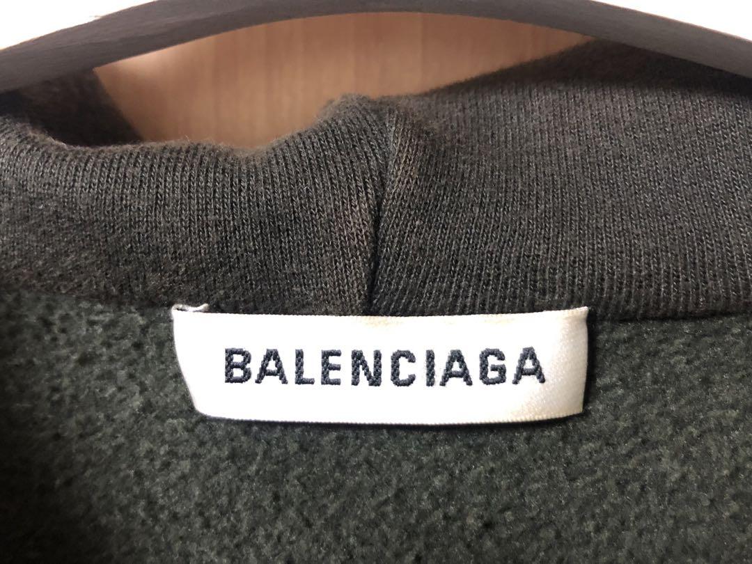 BALENCIAGA ジップアップ フーディ スウェットパーカー XS希少