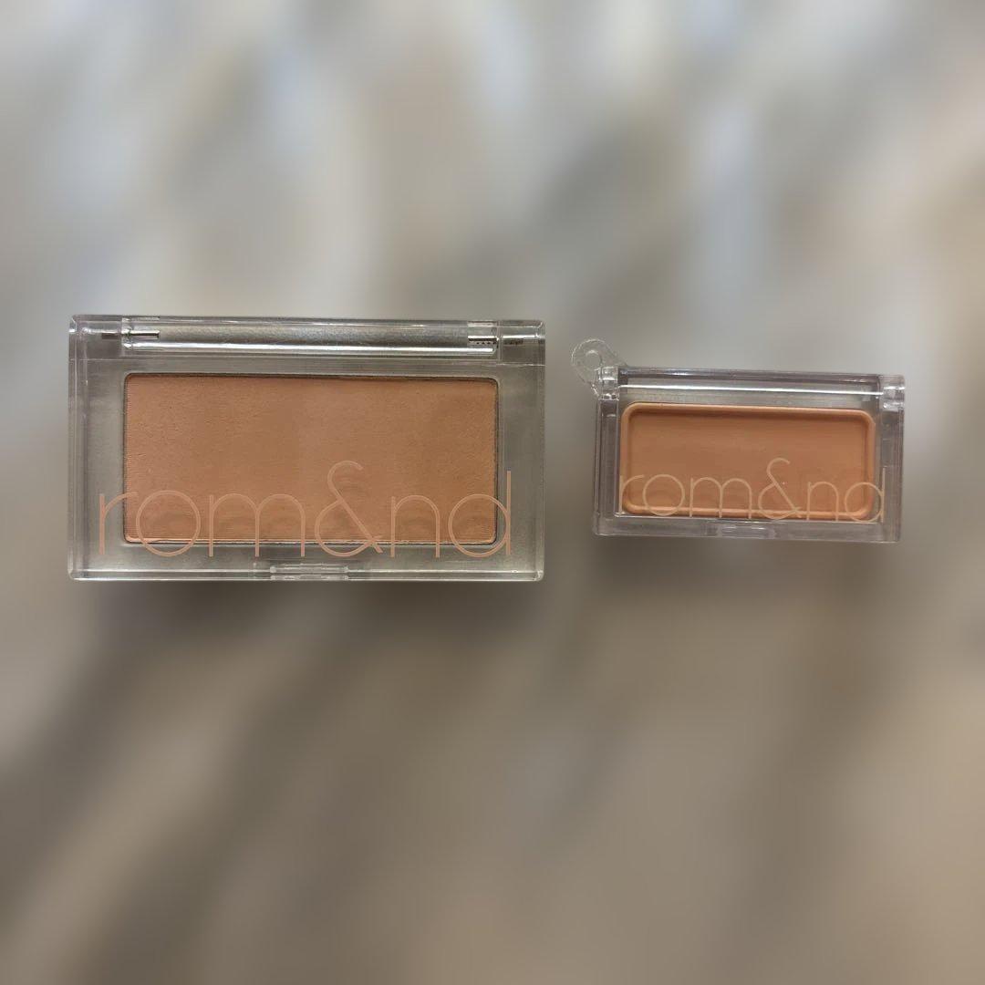 rom&nd BETTER THAN CHEEK C01 本物とミニチュアセット