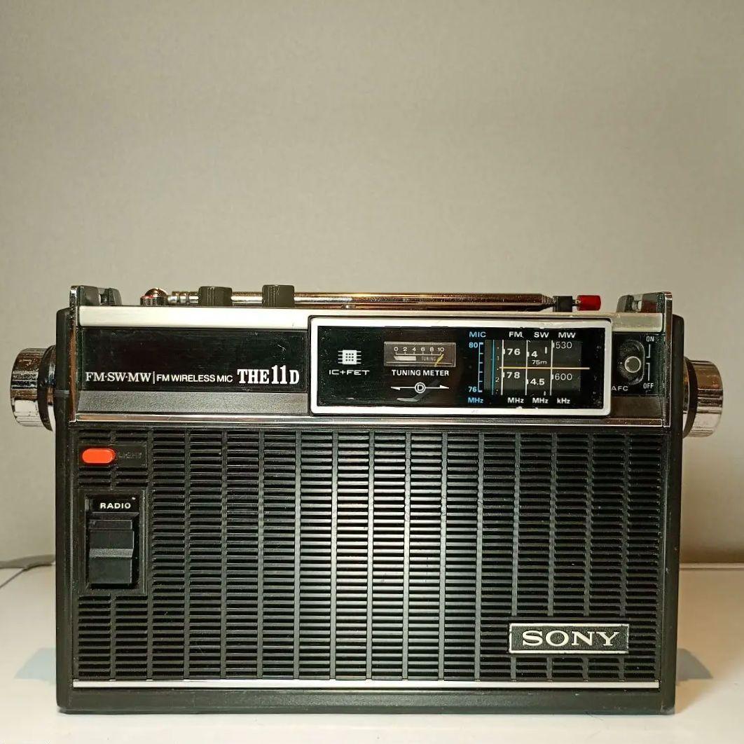 SONY 3バンドラジオ　ICF-1100D　動作品