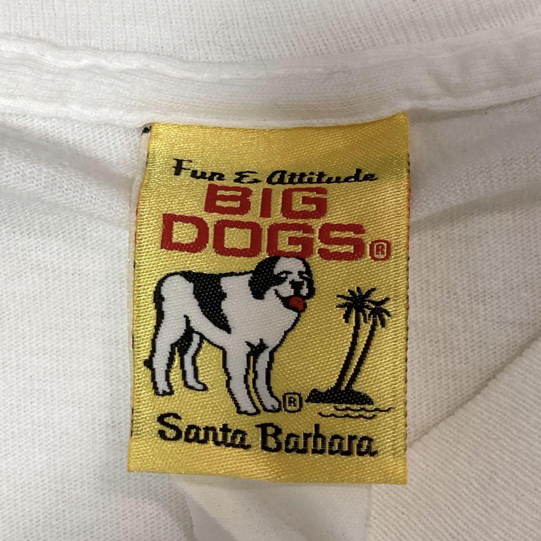 BIG DOGS ビッグドッグス USA ヴィンテージ プリント Tシャツ 白
