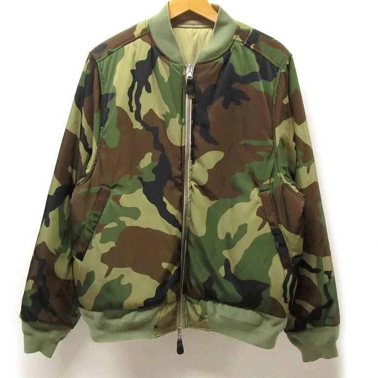 Lafayette ラファイエット リバーシブル MA-1 ジャケット 迷彩 M