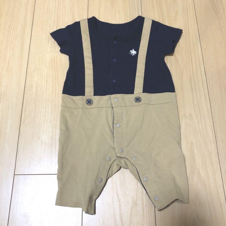 ☆POLObaby 半袖 つなぎ風 ロンパース カバーオール☆