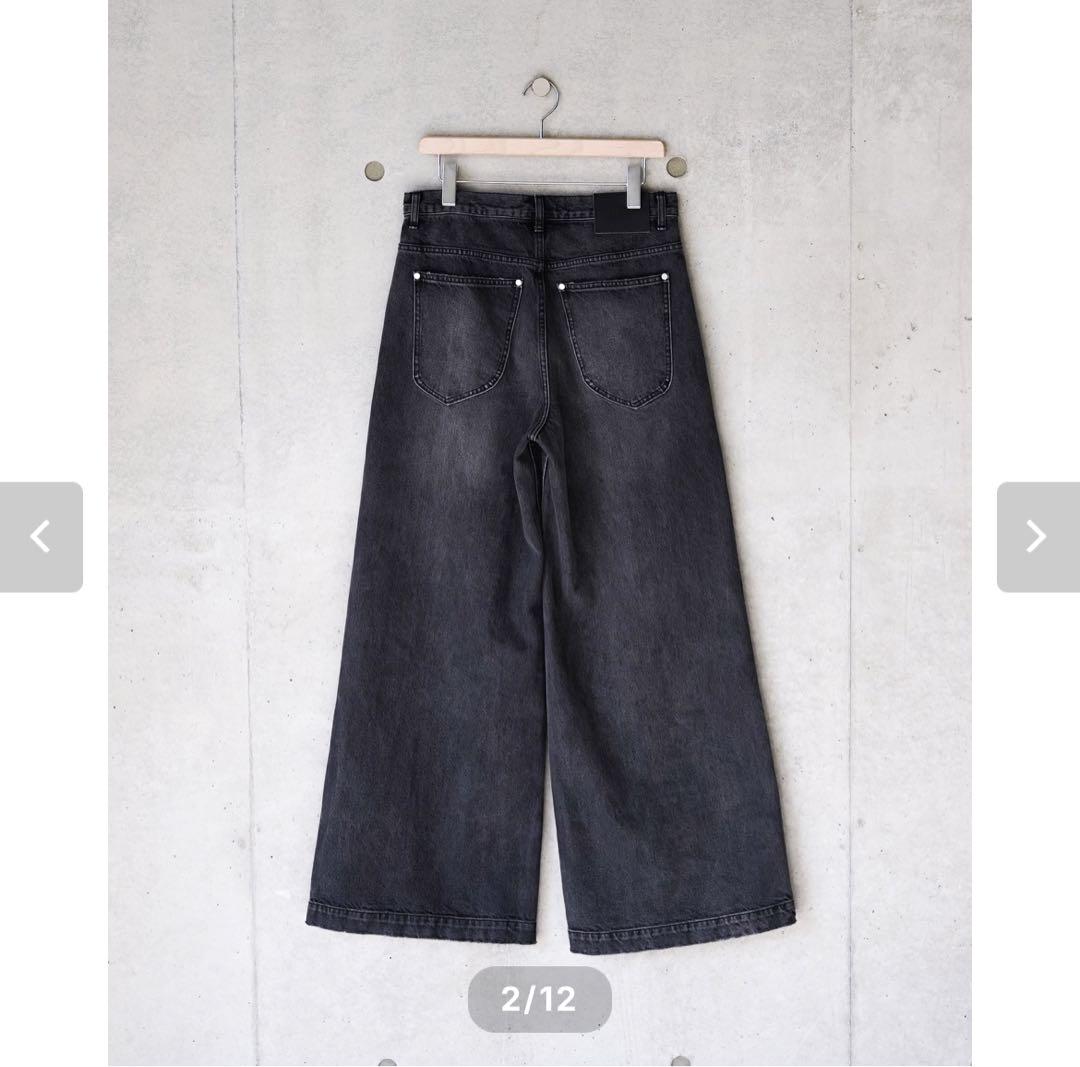 パンツ HYPE-14 Rose button buggy denim