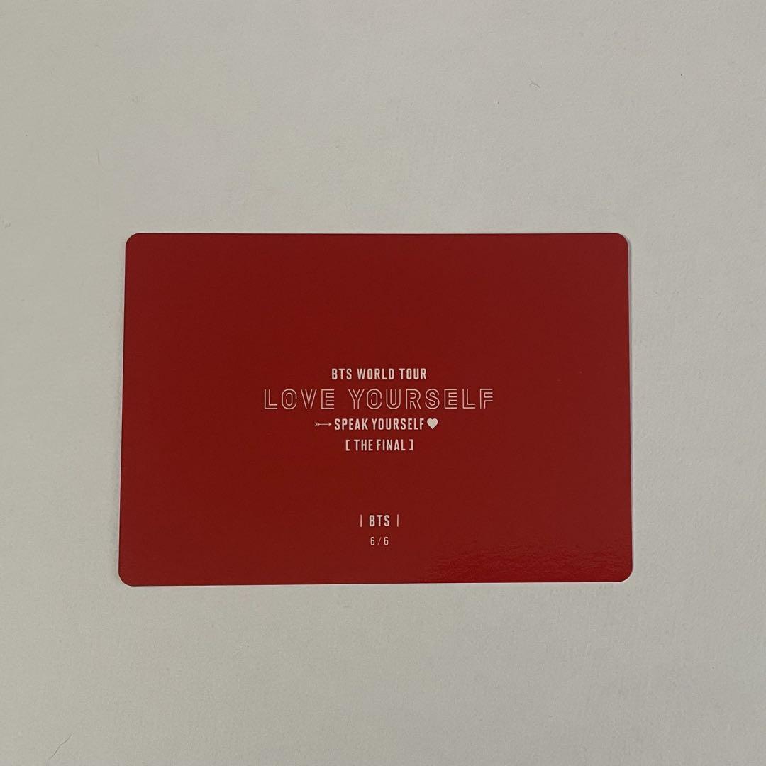 BTS ユンギ SUGA テテ V ユニット トレカ 公式 ミニフォト LYS