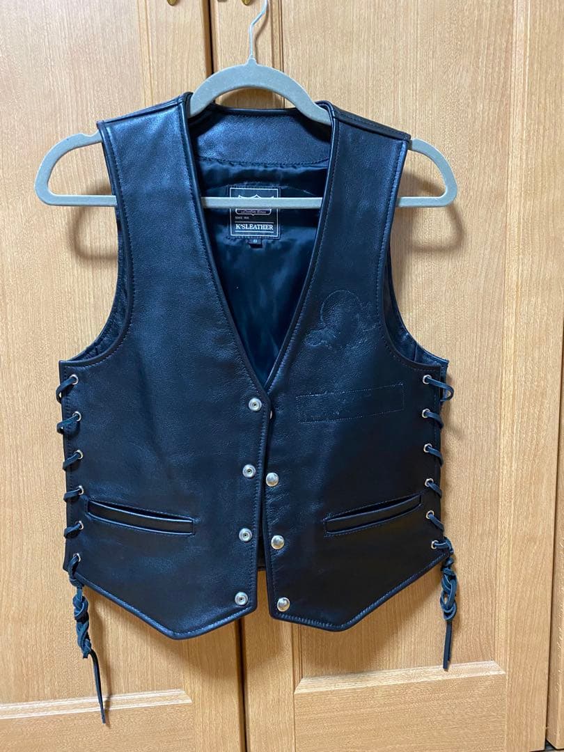 カドヤ kadoy K S LEATHER レザー ベストS KADOYA
