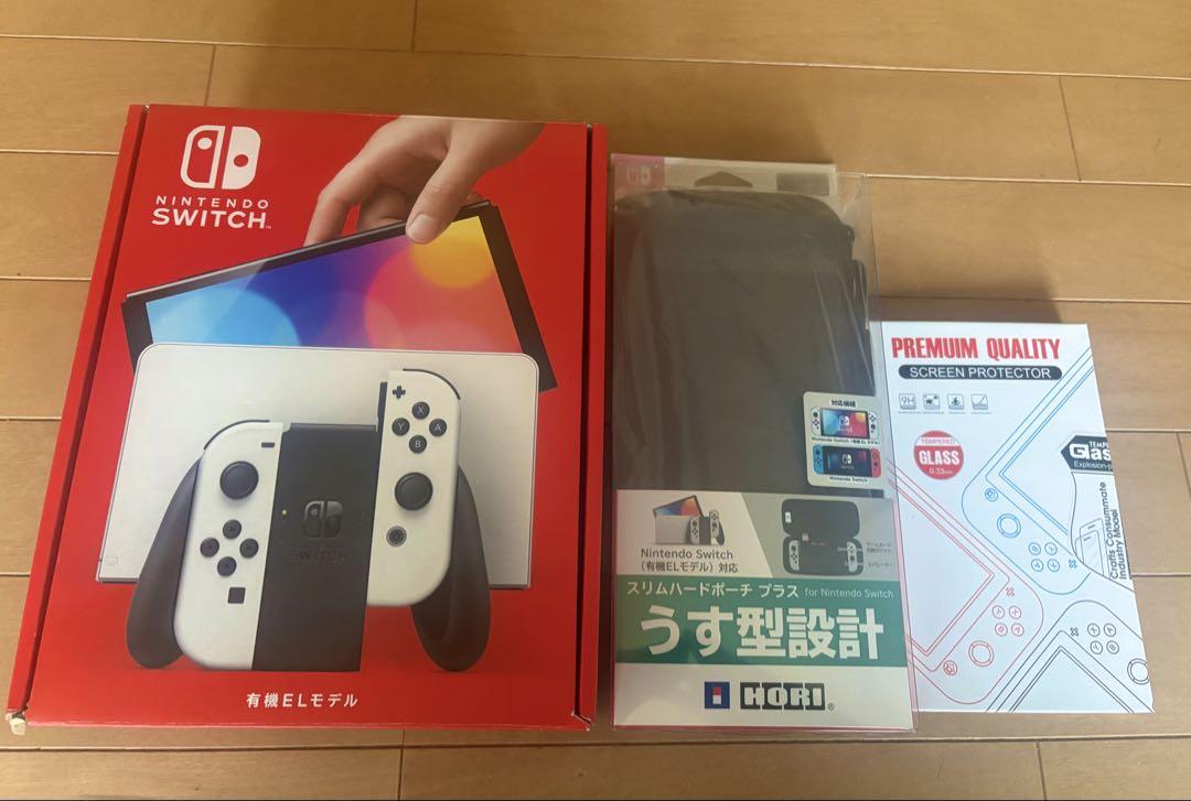美品 Nintendo Switch 有機ELモデル ホワイト おまけ付き