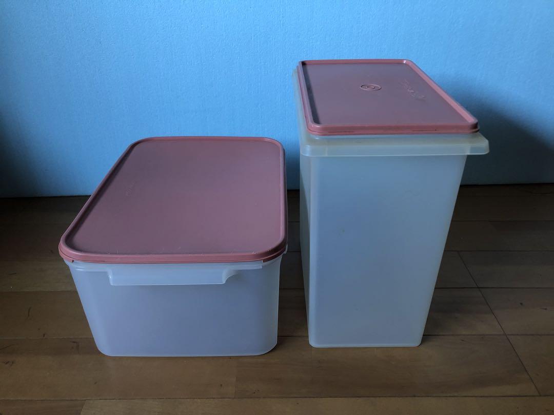 タッパーウェア保存ボックス2個組