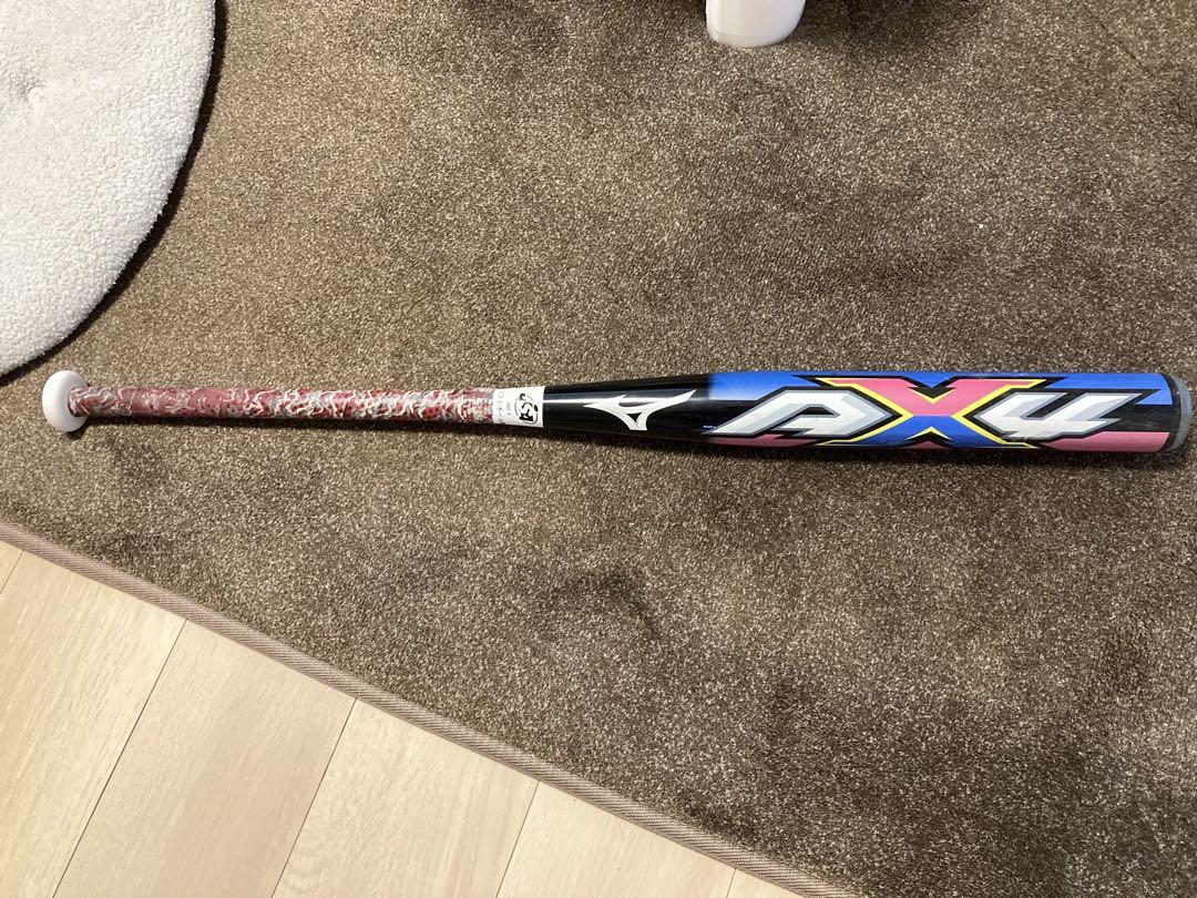 ソフトボール 3号 バットax4 美品