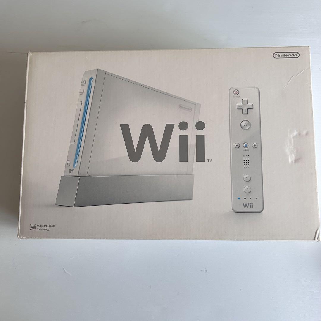 Wii 本体 箱付き 白 - メルカリ