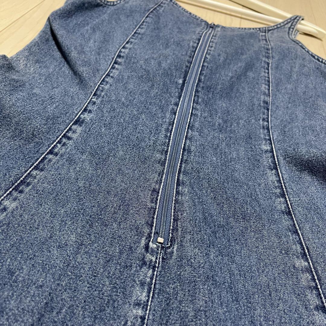 70s 80sヨーロッパ ヴィンテージ　キャミワンピース　デニム 70s 80sヨーロッパ ヴィンテージ キャミワンピース デニム