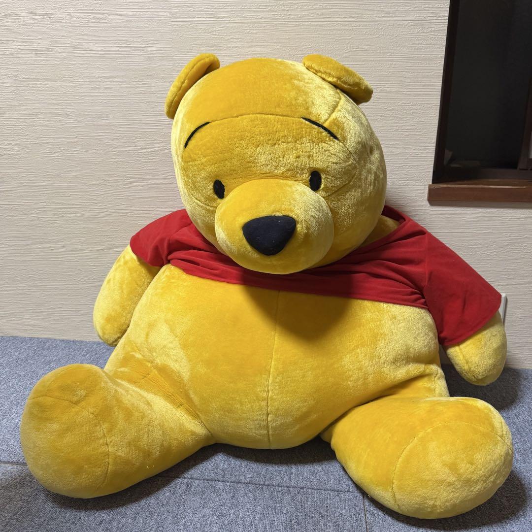 【美品】直接取引希望 約90cm 大きい くまのプーさん ぬいぐるみ