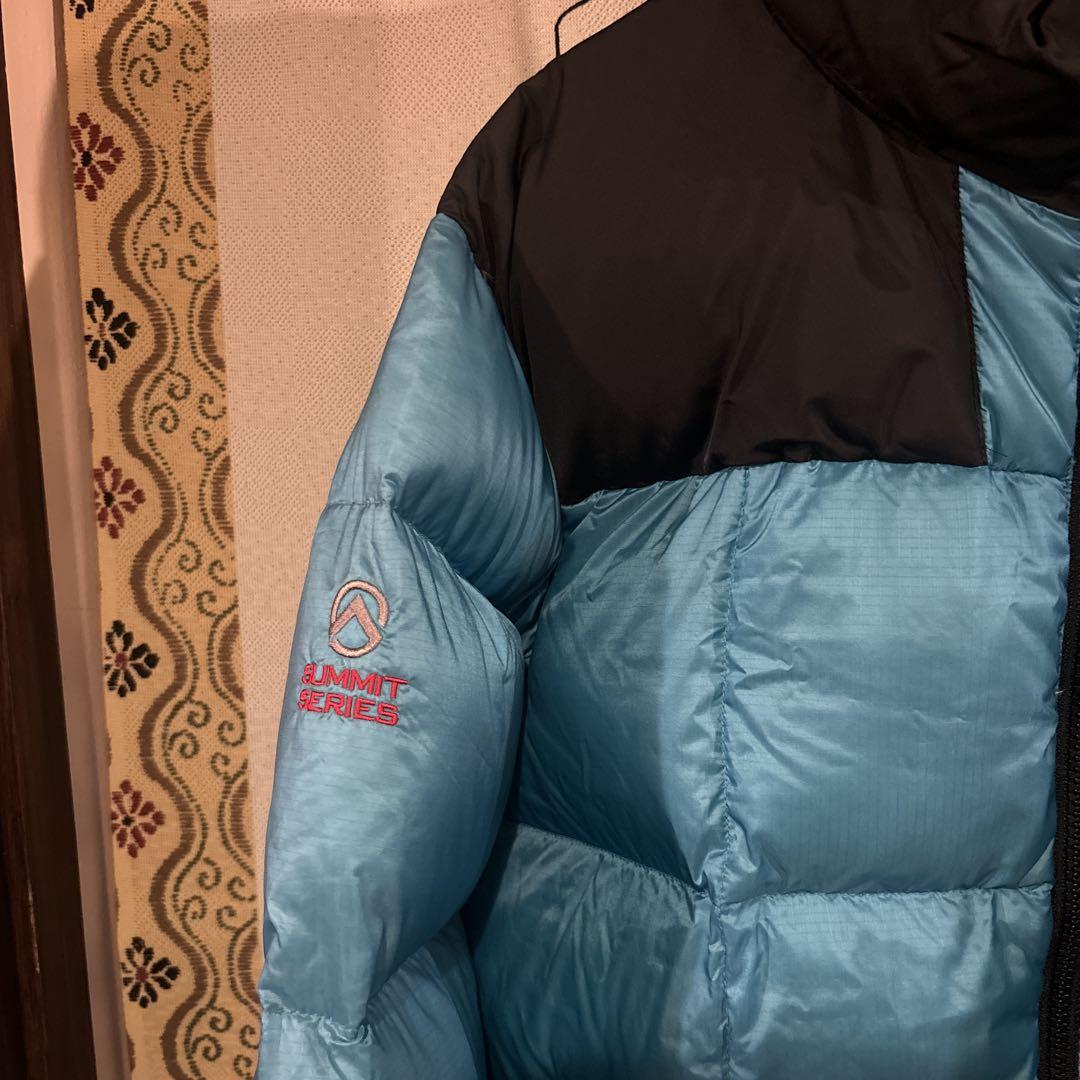 美品 SUMMIT THE NORTH FACE ダウン 800 ライトブルー