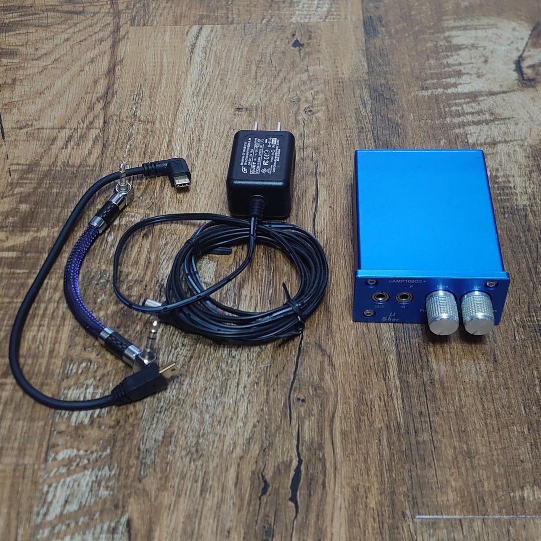 μshar 109G2+ マイクロシャー ポータブルヘッドホンアンプ ポタアン