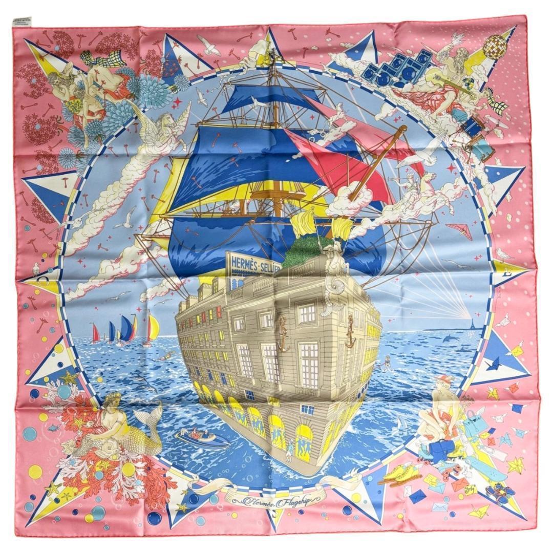 ✨希少美品✨HERMES エルメス カレ90 フラッグシップ シルク　フランス製