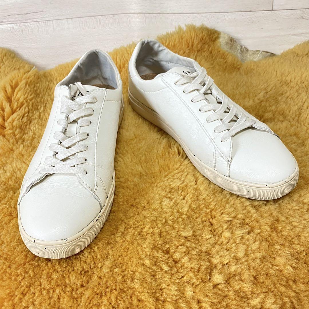 【CLAE】 クレイ レザーシューズ スニーカー 靴 28.5cm ホワイト