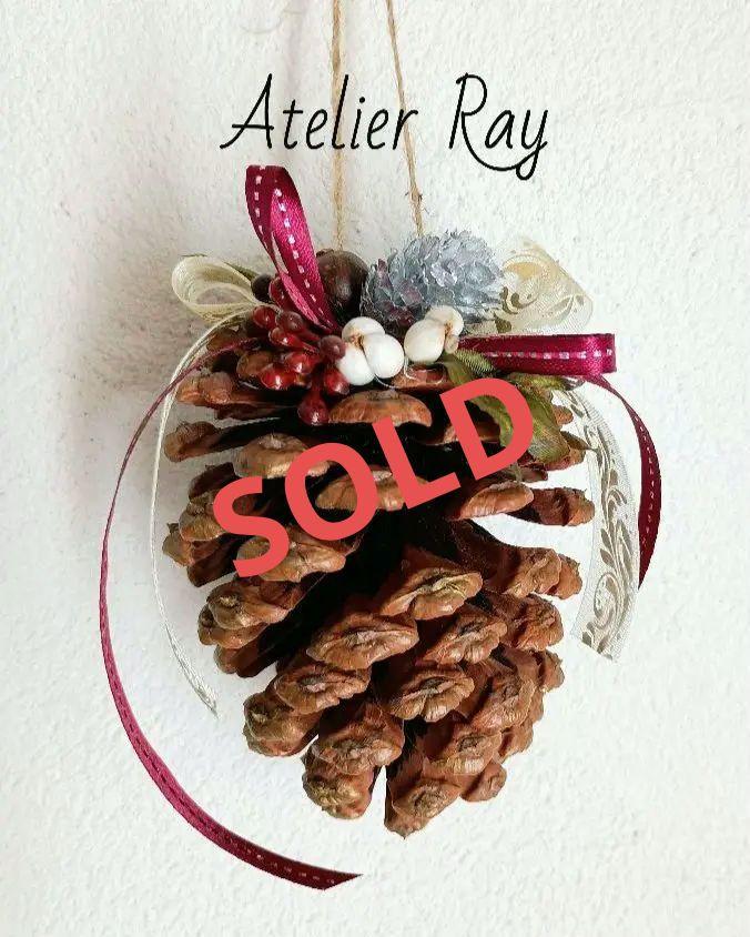 ⑤ Atelier Ray 松ぼっくりクリスマスリース