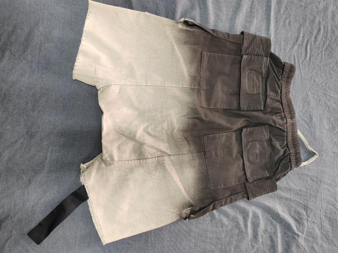 Rick Owens ダメージデニムショーツ L / 破坏牛仔短裤 L - メルカリ