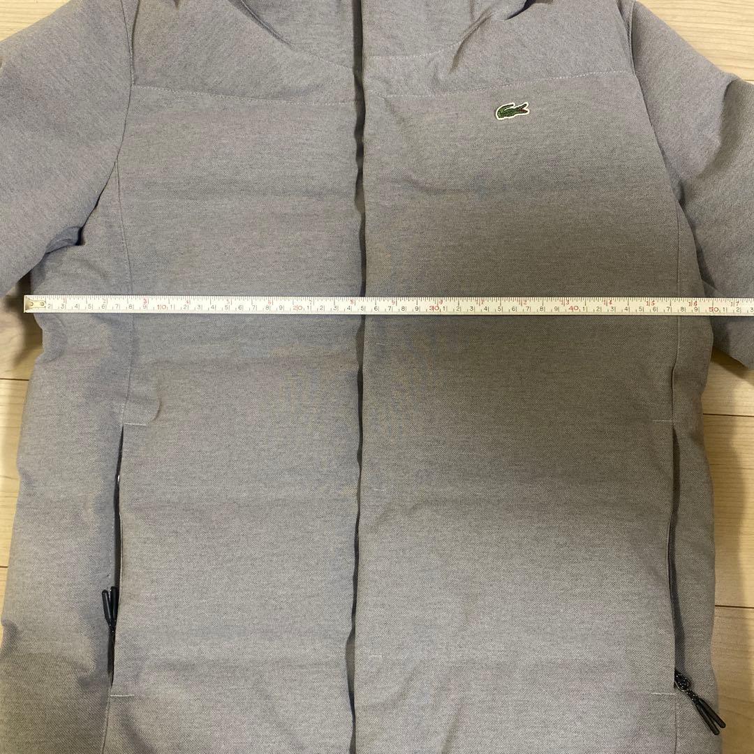 【未使用級】LACOSTE メンズ ダウンジャケット グレー XS 【未使用級】LACOSTE メンズ ダウンジャケット グレー XS