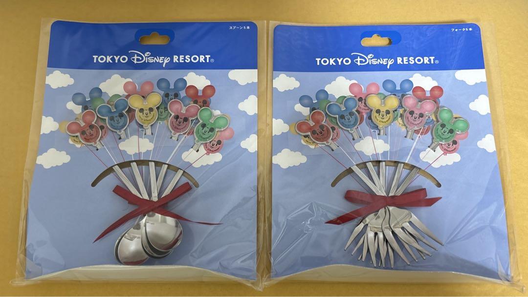 （未開封）ディズニーリゾートスプーンフォークセット