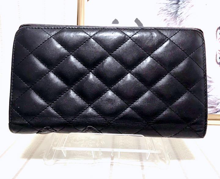 好評豊富な 正規美品 CHANELカンボン二つ折財布 IEKiN-m11036853717 最新作人気SALE