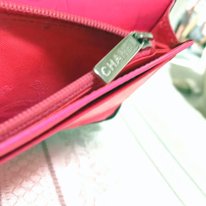 好評豊富な 正規美品 CHANELカンボン二つ折財布 IEKiN-m11036853717 最新作人気SALE