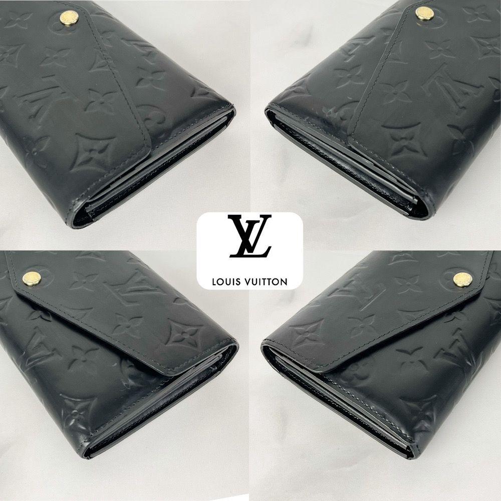 超極美品 LOUIS VUITTON ヴェルニ ポルトフォイユサラ 長財布