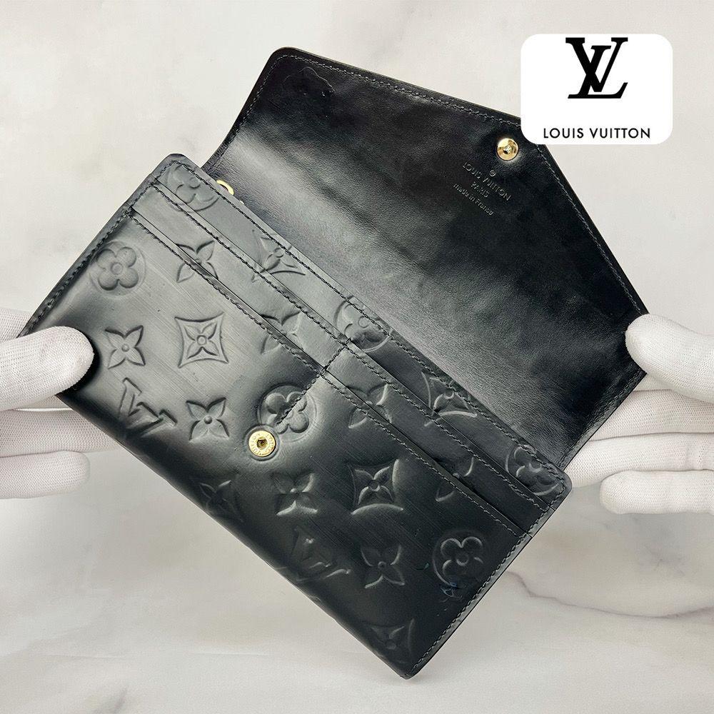 超極美品 LOUIS VUITTON ヴェルニ ポルトフォイユサラ 長財布