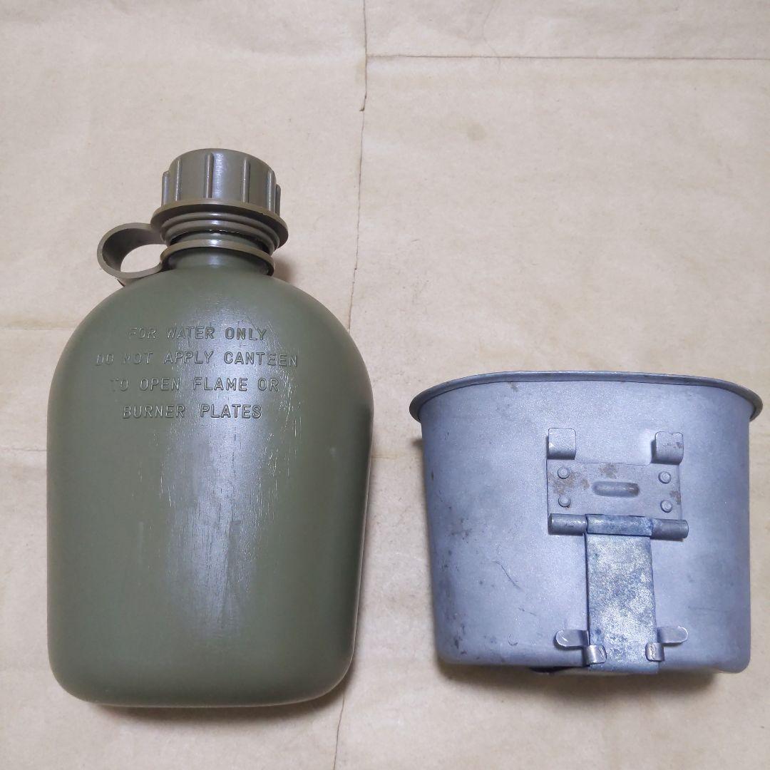 アメリカ軍キャンティーンOD色/キャンティーンカップバーハンドル 実物放出中古品