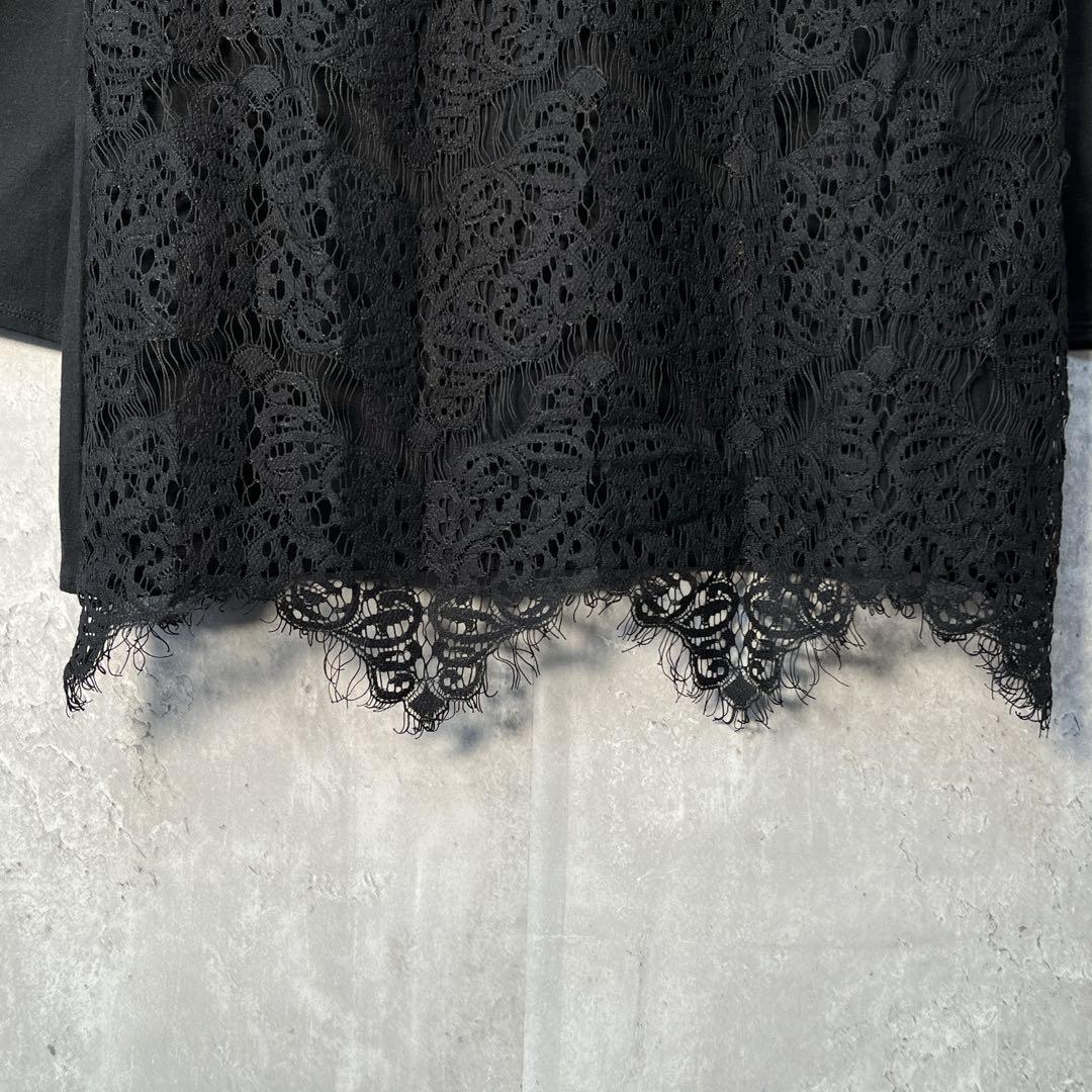 美シルエット☆ VIVIENNE TAM カットワークレース リヨセルトップス