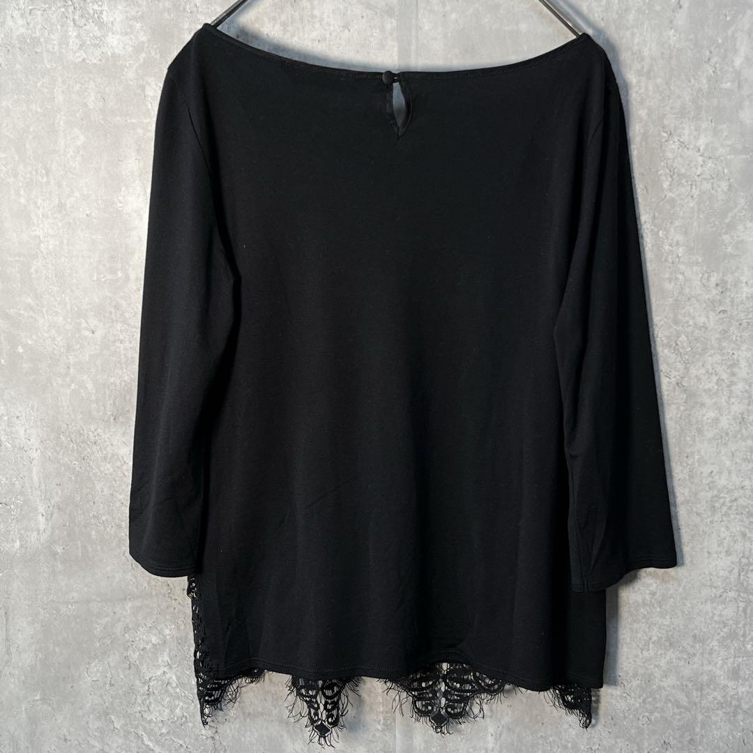 美シルエット☆ VIVIENNE TAM カットワークレース リヨセルトップス