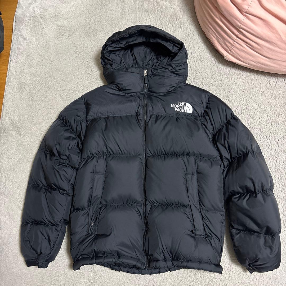 THE NORTH FACE フード付きダウンジャケット XL ブラックXL LL THE NORTH FACE