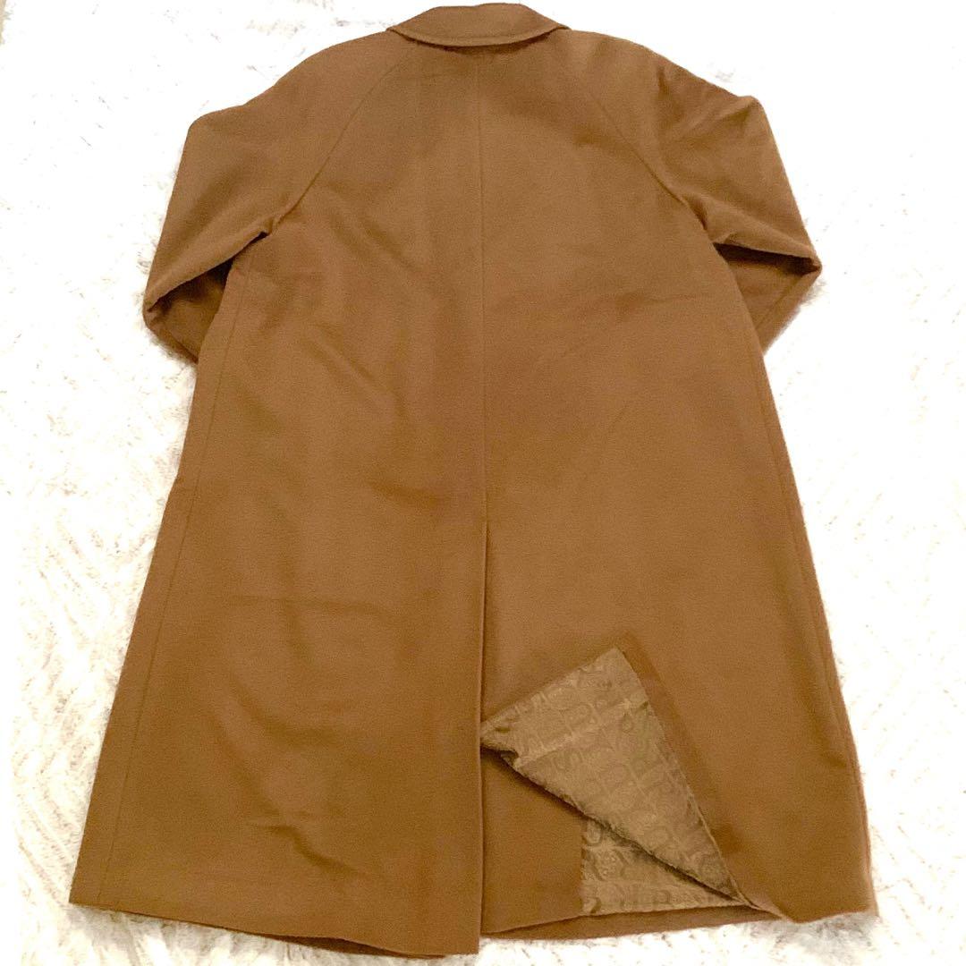 極美品】BURBERRY バーバリー カシミヤ100% コート キャメル