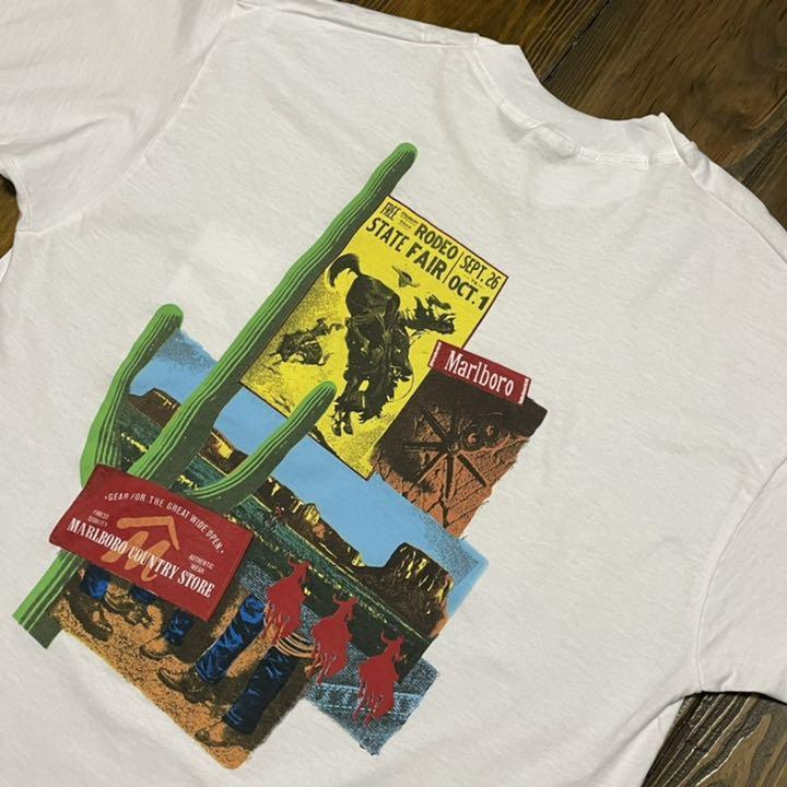 90s Marlboro Rodeo State Fair Teeテッドストック トップス