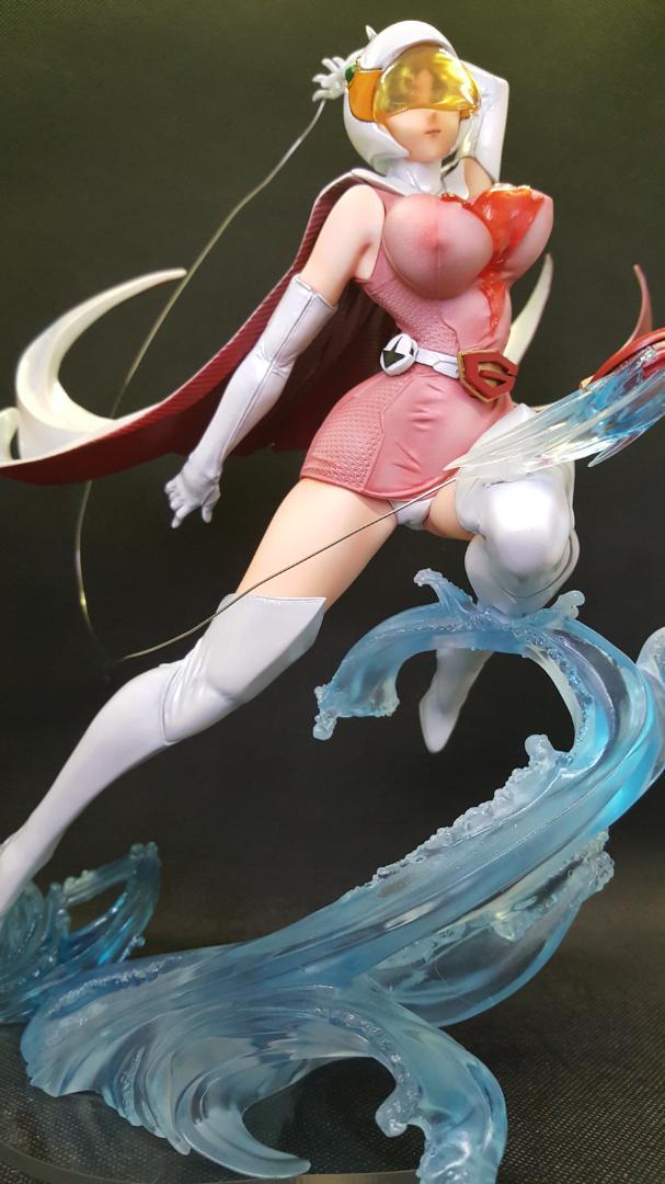 ガレージキット完成品　MERSA 科学忍者隊ガッチャマン　白鳥のジュン