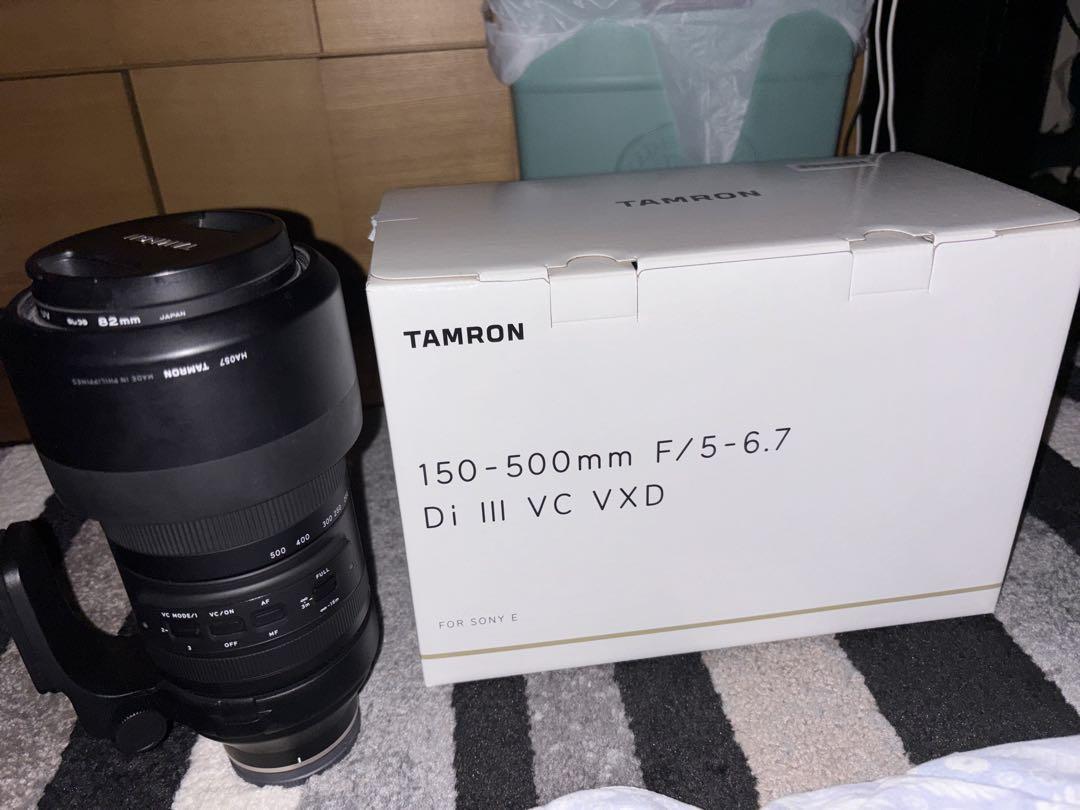TAMRON 150-500mm F/5-6.7 箱、付属品、フィルター完備！