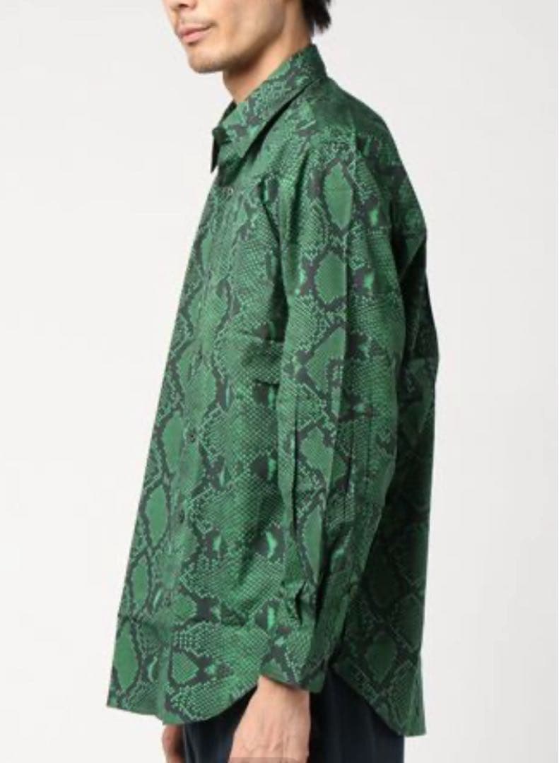 WACKO MARIA パイソンHAWAIIAN SHIRT アロハ長袖シャツ